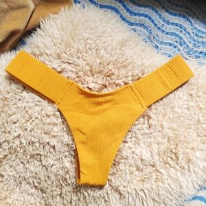 Montce Yellow Bikini Bottoms Sz S